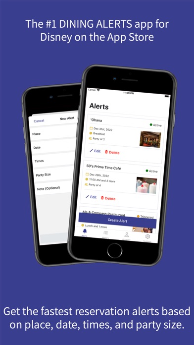 Dining Alerts for Disney Parksのおすすめ画像1