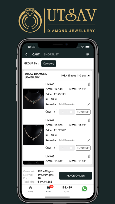 Utsav Diamond Jewellery Screenshot