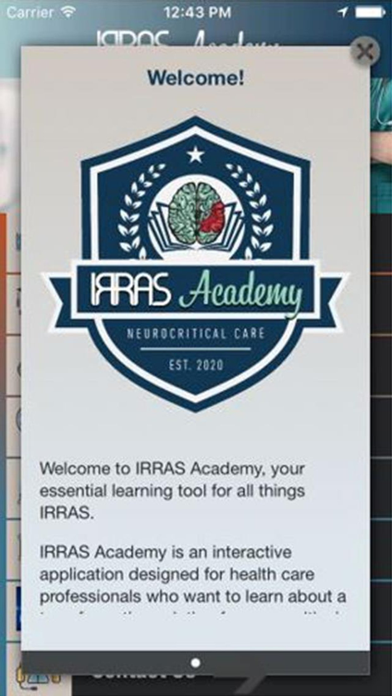 IRRAS Academy Screenshot