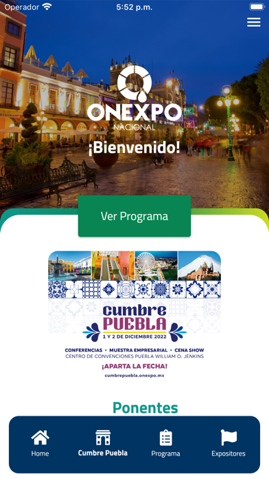ONEXPO NACIONAL APP Screenshot