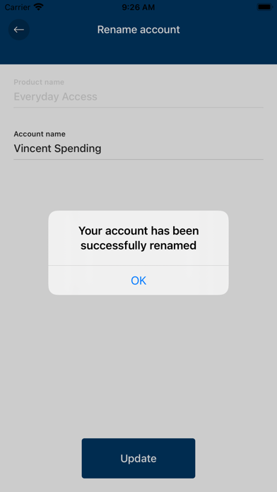 Bank Australia App Screenshot