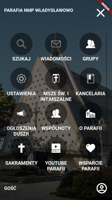 Parafia NMP Władysławowo Screenshot