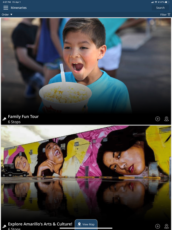 Visit Amarillo iPad screenshot 5 - Travel app