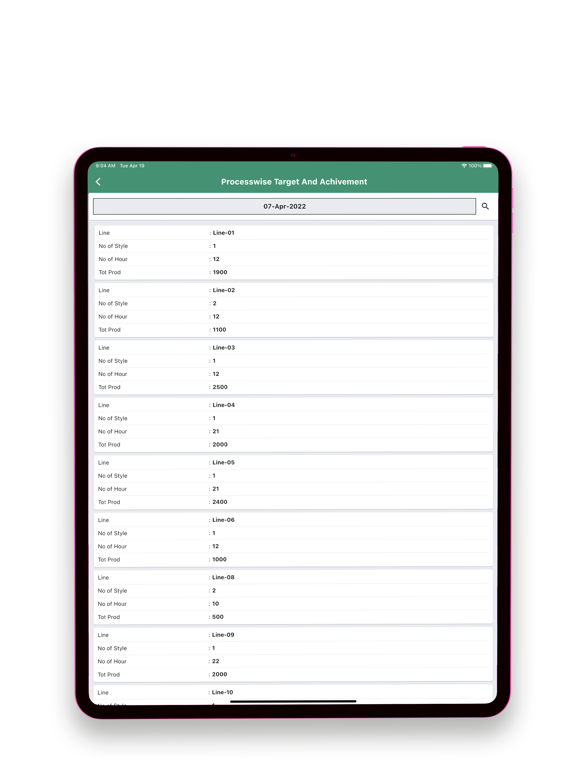 Pridesys ERP iPad screenshot 9 - Business app