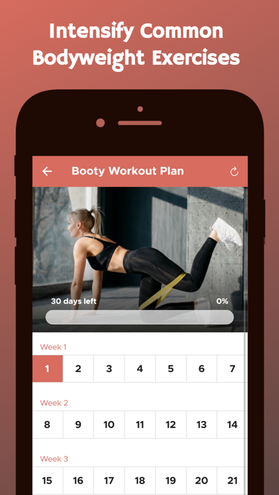 Mini Band Workout Plan Screenshot