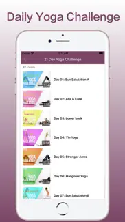 yoga workout-do yoga at home iphone screenshot 2