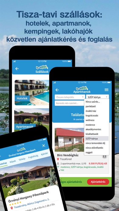 Tisza-tó App Screenshot