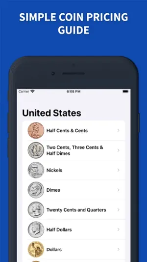 Price Guide - U.S. Coin Values screenshot 1