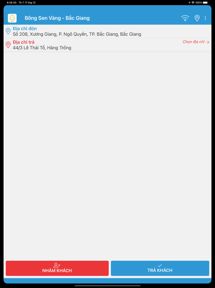 Lái xe Bông Sen Vàng