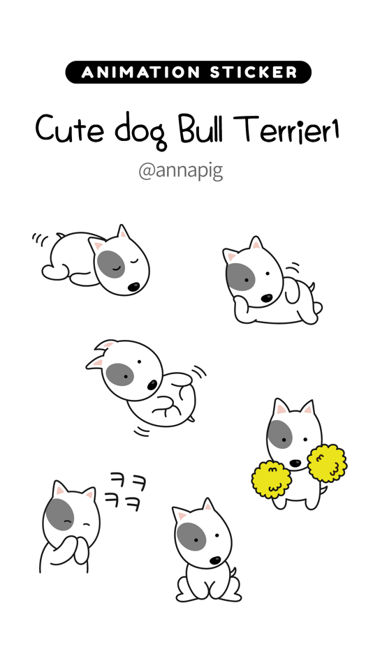 Cute dog Bull Terrier1 - 1.0 - (iOS)