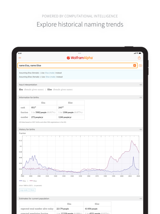 WolframAlpha Classic Screenshot