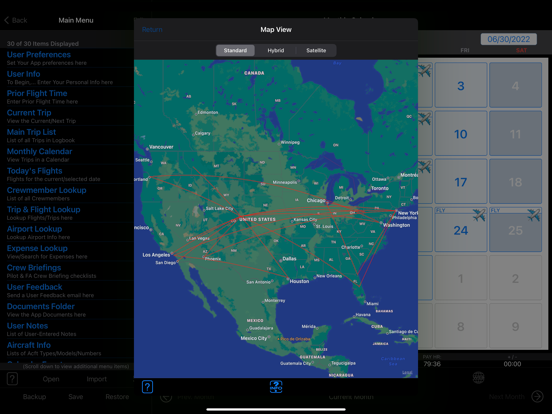 iLog Aviation Logbook iPad screenshot 9 - Travel app