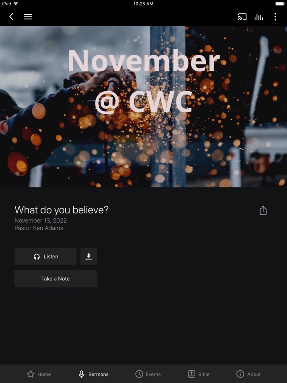 CWC Sandstone iPad screenshot 3 - Education app