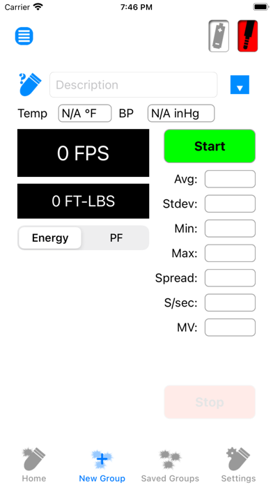 Caldwell Precision Chronograph Screenshot