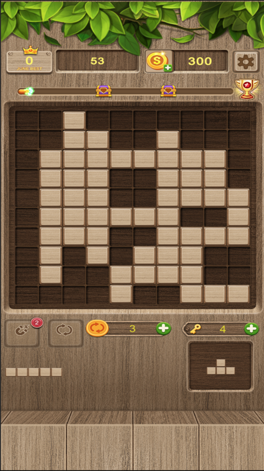 #3. Woody World Block Puzzle (iOS) 由: PHUNG DAI