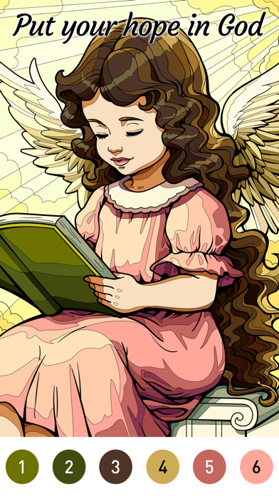 Bible Color Paint By Number Screenshot
