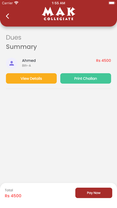 App screenshot