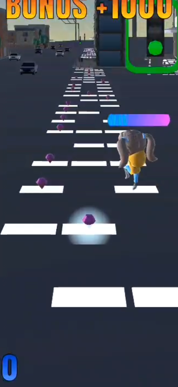 Pedestrian crossing runner