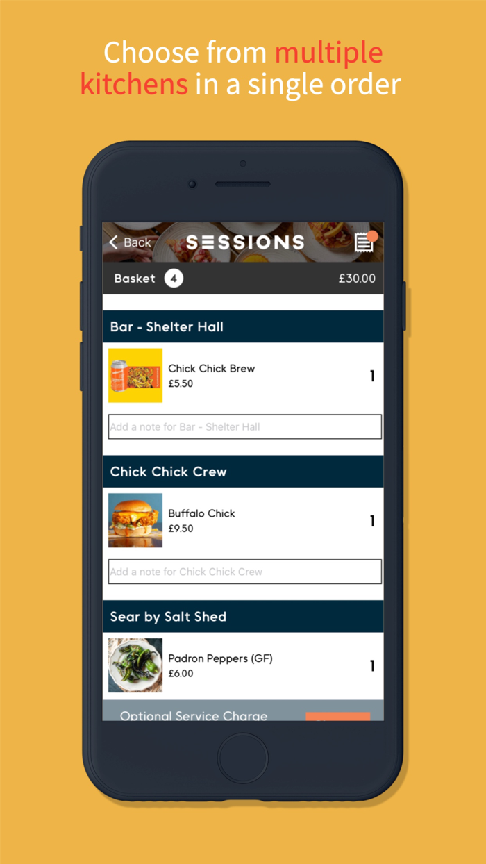 Sessions Top Food Talent