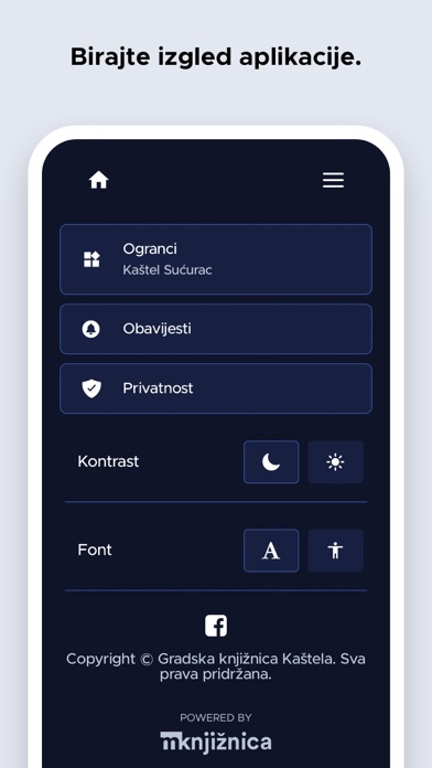 Gradska knjižnica Kaštela Screenshot
