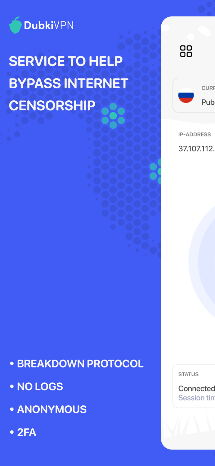 DubkiVPN. Fast and Secure VPN.