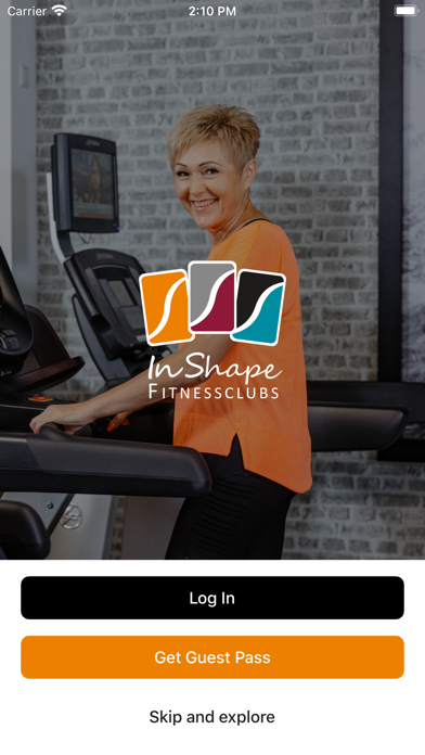 In Shape Fitness. Screenshot