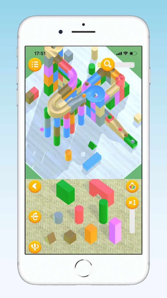 #1. Marble Run Building Blocks (iOS) By: nobuhiro satake