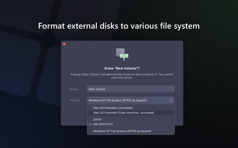 #4. EaseUS NTFS Writer (macOS) 게시자: EaseUS Software