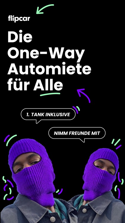 Flipcar | Ein Euro Mietwagen