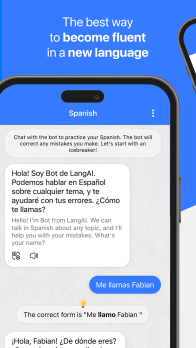 LangAI: AI Language Learning screenshot n.1