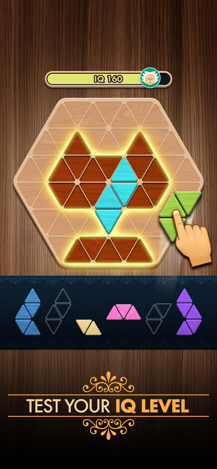 Woody Poly Block Hexa Triangle