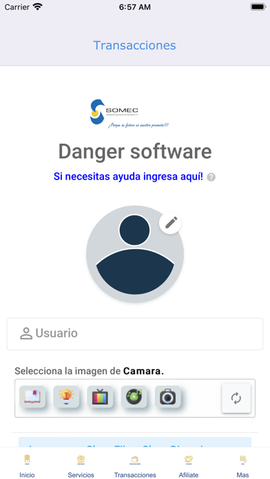 App screenshot