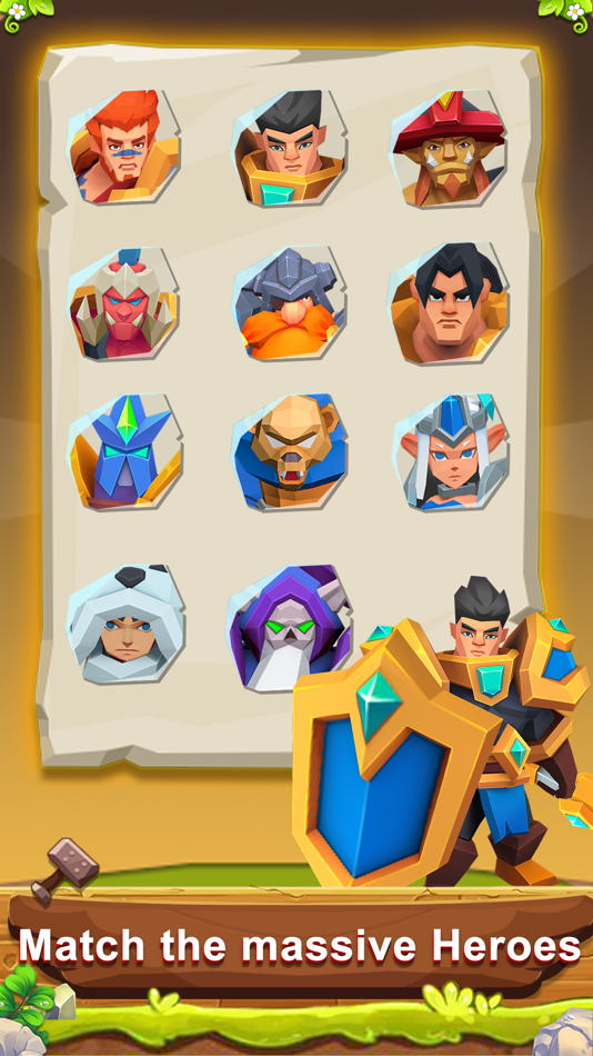 #3. Merge Hero Rush (iOS) Podle: HONG KONG YOULOFT TECHNOLOGY LIMITED