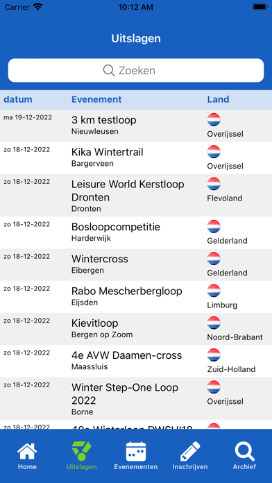 Uitslagen.nl Screenshot