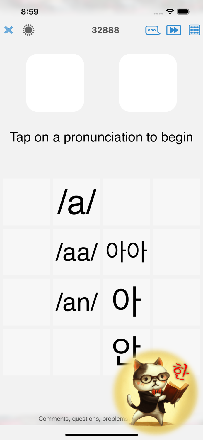 Korean - learn words