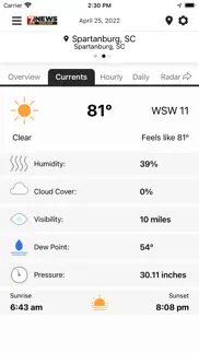 wspa weather iphone screenshot 3