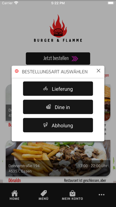 Burger & Flamme Screenshot