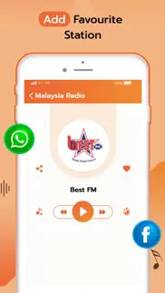 live malaysia radio stations iphone screenshot 2
