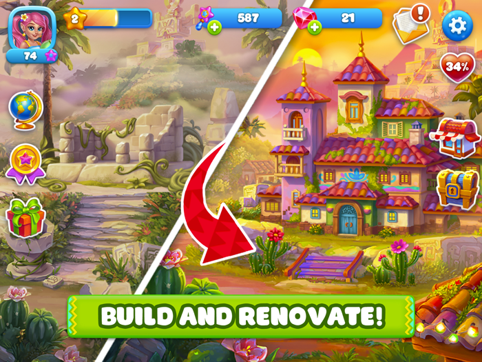 Magic Seasons farm and build