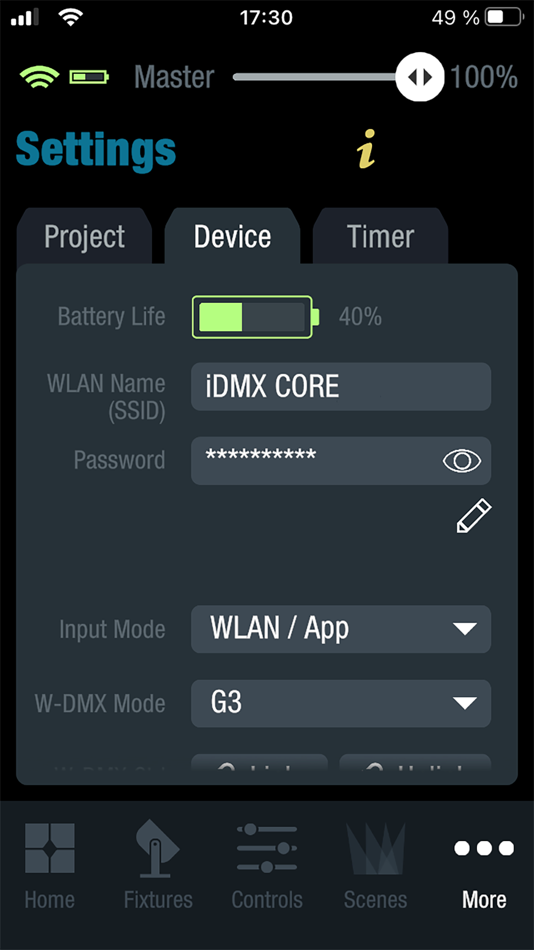 #6. Cameo iDMX Version 2 (iOS) 由: ADAM HALL GMBH