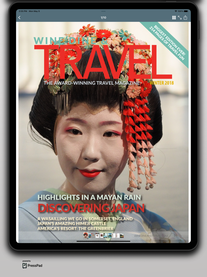 Wine Dine and Travel Magazine