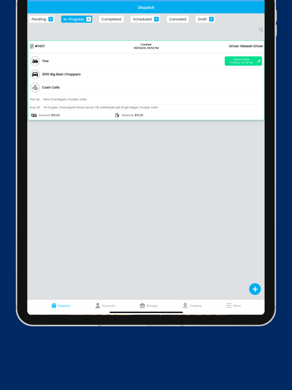 STUK Driver iPad screenshot 2 - Business app