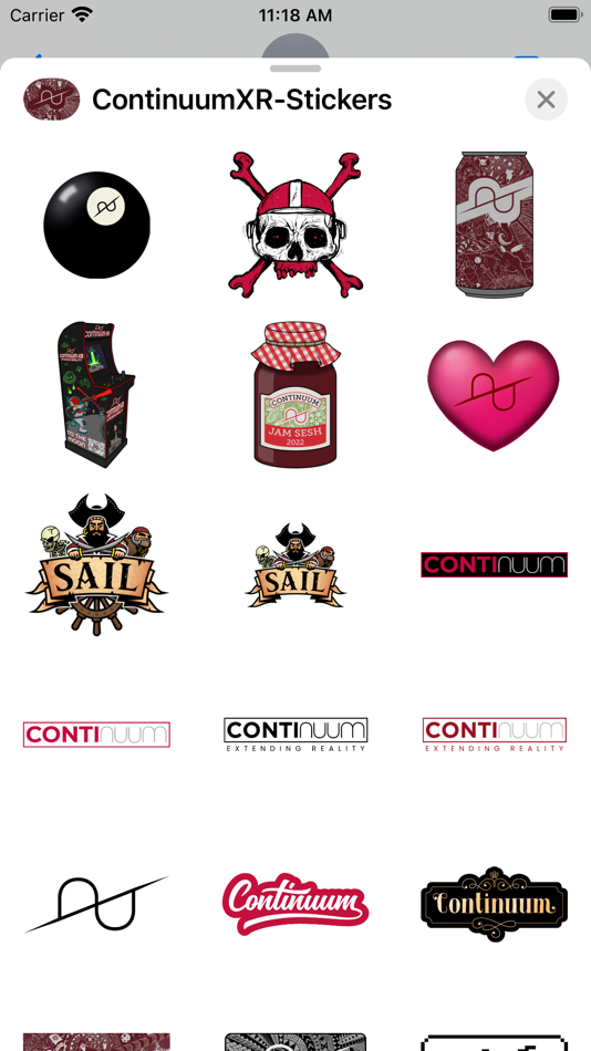 Continuum Stickers (iOS) 来自: Continuum Holdings, LLC