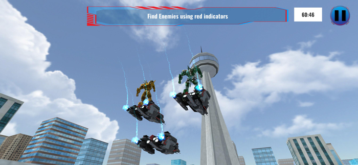 Wolf Robot Car Transform Games