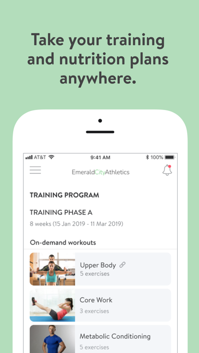 Emerald City Athletics Online Screenshot