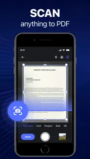 scanner: pdf document & ocr iphone screenshot 1