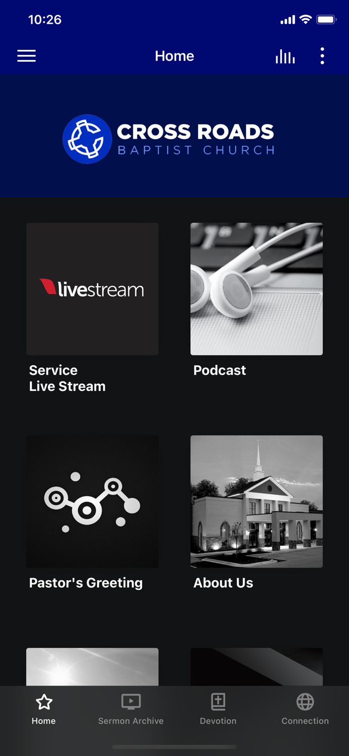 Cross Roads Baptist Church App