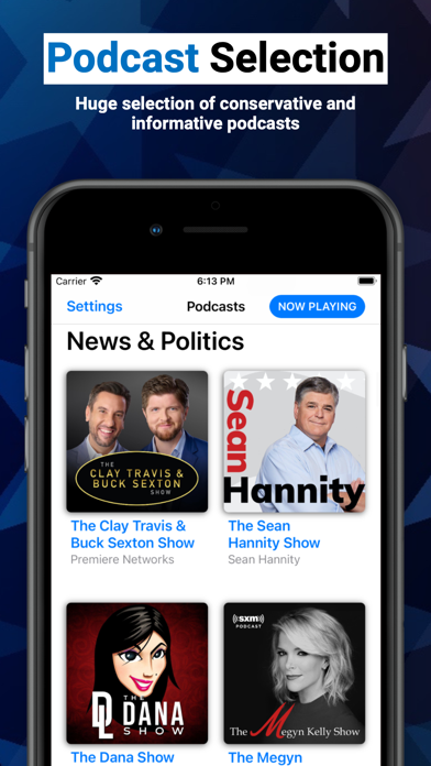 Conservative Talk Radio Screenshot