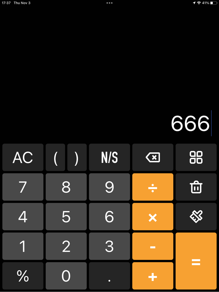 Calculator for Pad