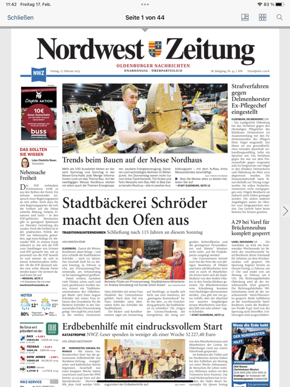 Screenshot #5 pour Nordwest EPAPER